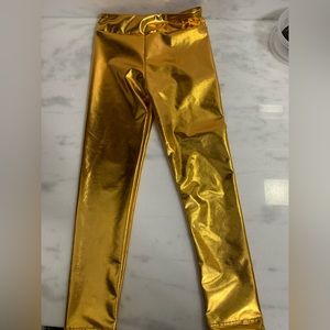 Gold leggings
